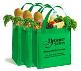 Three Reusable Grocery Bags
